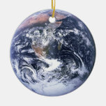 Earth Christmas Tree Ornament