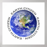 Earth citizen poster