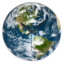 Earth clock at Zazzle