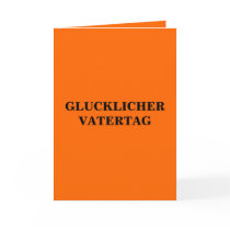 Earth Collections Happy Fathers Day (GERMAN) Greeting Cards
