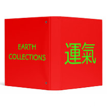 EARTH COLLECTIONS "LUCK" BINDER