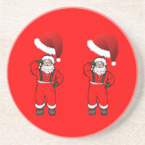Earth Collections Santa Table Coasters coasters