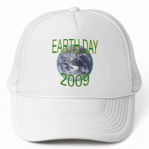 Earth Day 2009 Photo of Earth Tees and Gifts hats