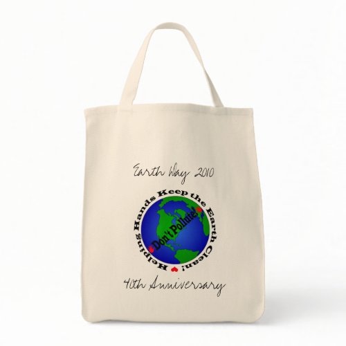 Earth Day 40th Anniversary Reusable Bag bag