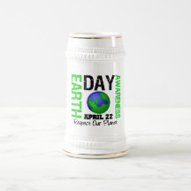 Earth Day Awareness Green Mugs