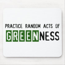 Earth Day - Be Green Mouse Pad