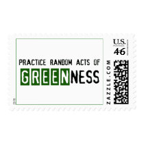 Earth Day - Be Green Stamp