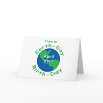 Earth Day Birthday Cards