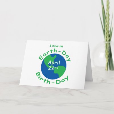 Earth Day Birthday