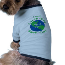 Earth Day Birthday Pet Clothes