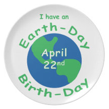 Earth Day Birthday Party Plates