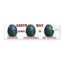 Earth Day BUMPER bumper stickers by quatrosales Earth Day BUMPER bumper stickers