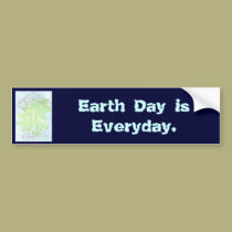 Earth Day Bumper Sticker - Customized bumper stickers