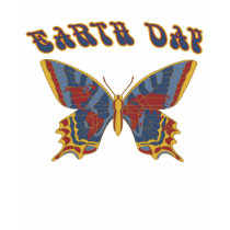 Earth Day butterfly t-shirt