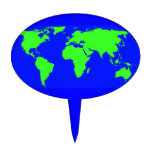 Earth Day Cake Topper