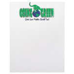 Earth Day Cats/go Green Personalized Letterhead