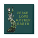 Earth Day Dancer magnets by orsobear Earth Day Dancer magnets