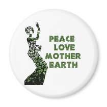 Earth Day Dancer magnets