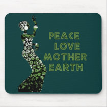 Earth Day Dancer mousepads by orsobear Earth Day Dancer mousepads