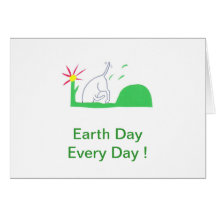 Earth Day Dog Digging Cards