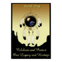 Earth Day Dreamcatcher POSTER posters by quatrosales Earth Day Dreamcatcher POSTER posters