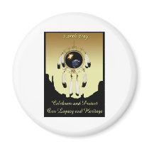 Earth Day Dreamcatcher POSTER magnets