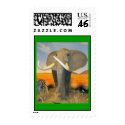 Earth Day Elephant Postage postage by imperfectiomism Earth Day Elephant Postage postage