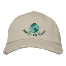 Earth Day Environmental Embroidered Baseball Cap
