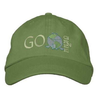 Earth Day Environmental Embroidered Baseball Caps by jamiecreates1
