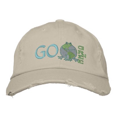 Earth Day Environmental Embroidered Baseball Cap by jamiecreates1