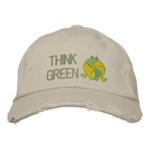 Earth Day Environmental embroidered hats by jamiecreates1 Earth Day Environmental embroidered hats