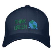 Earth Day Environmental embroidered hats by jamiecreates1 Earth Day Environmental embroidered hats