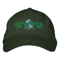 Earth Day Environmental embroidered hats by jamiecreates1 Earth Day Environmental embroidered hats