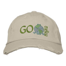 Earth Day Environmental Embroidered Hats
