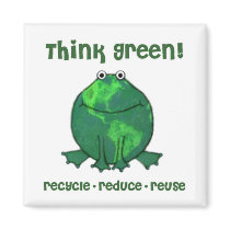 Earth Day Environmental Frog magnets