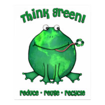 Earth Day Environmental Frog posters