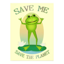 Earth Day Environmental Frog posters