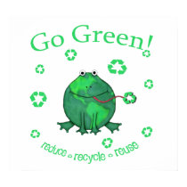 Earth Day Environmental Frog posters