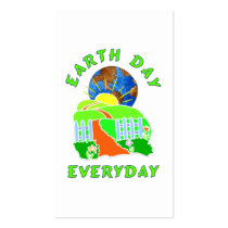 Earth Day Every Day Business Card Templates