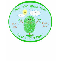 Earth Day Every Day Green Thumb T-Shirt
