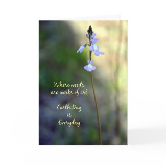 Earth Day Every Day Greeting Card card