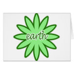 Earth Day Flower Greeting Card