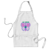 Earth Day Go Green butterfly Goofkins aprons