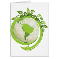 EARTH DAY GO GREEN cards