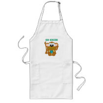 Earth Day Go Green monkey Goofkins aprons