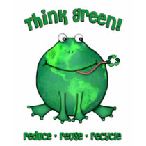 Earth Day Green Frog T-Shirt