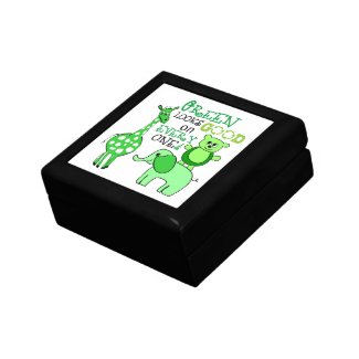 Earth Day Green Message zazzle_giftbox