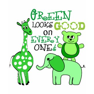 Earth Day Green Message zazzle_shirt