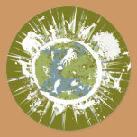 Earth Day Green Stickers stickers