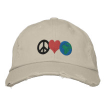 Earth Day Hat embroidered hats